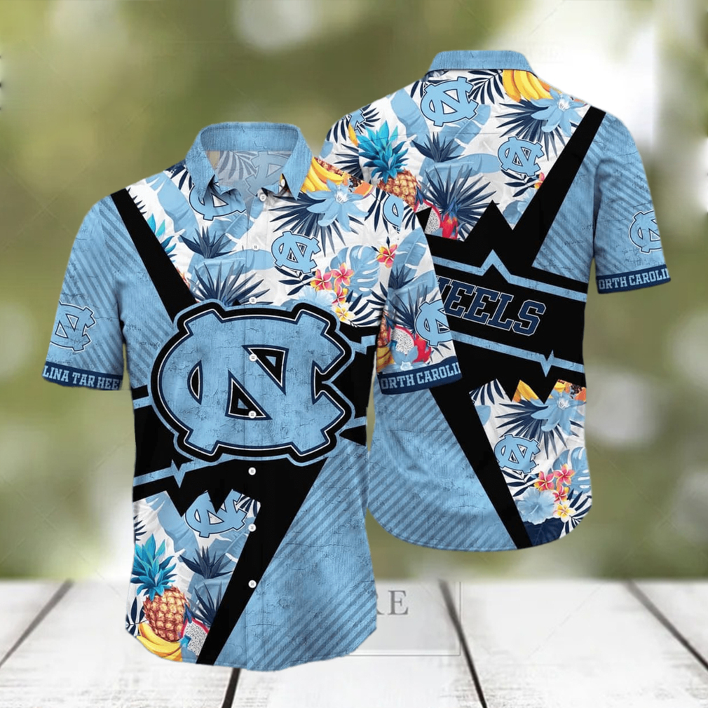 Summer Aloha NCAA North Carolina Tar Heels Hawaiian Shirt Beach Gift For Him - Limotees