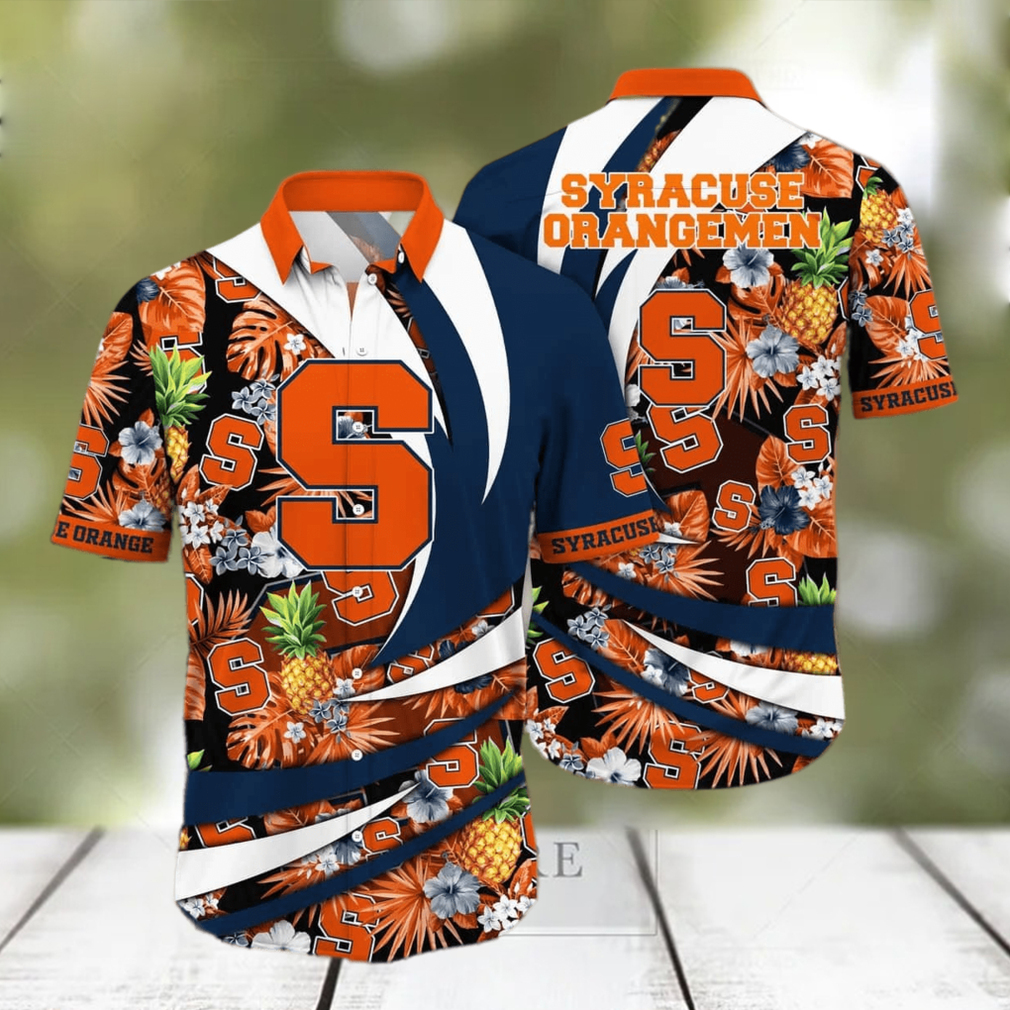 Summer Aloha NCAA Syracuse Orange Hawaiian Shirt Gift For Beach Lovers - Limotees