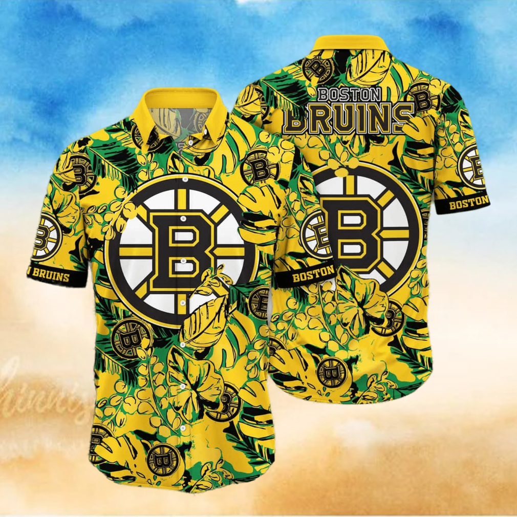 Summer Aloha NHL Boston Bruins Hawaiian Shirt Gift For Beach Vacation - Limotees