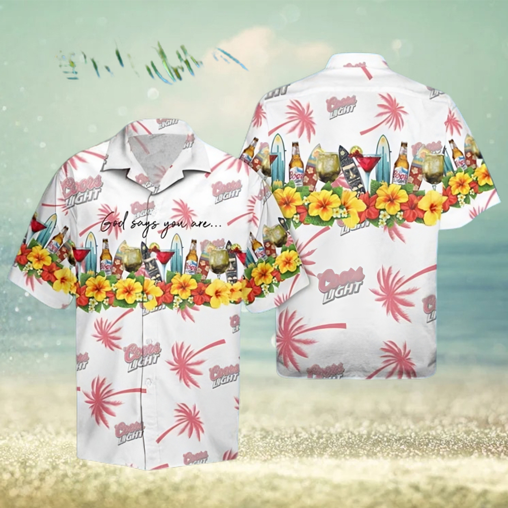 Summer Coors Light Short Sleeve Hawaiian Shirt - Limotees