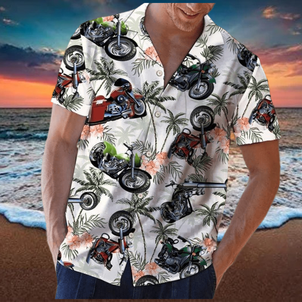 Summer Motorcycles Coconut Unisex Hawaiian Shirts - Limotees