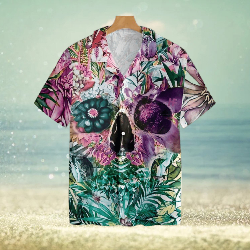 Summer Tropical Skull Pattern Tropical Hawaiian Shirt For Men And Women - Limotees