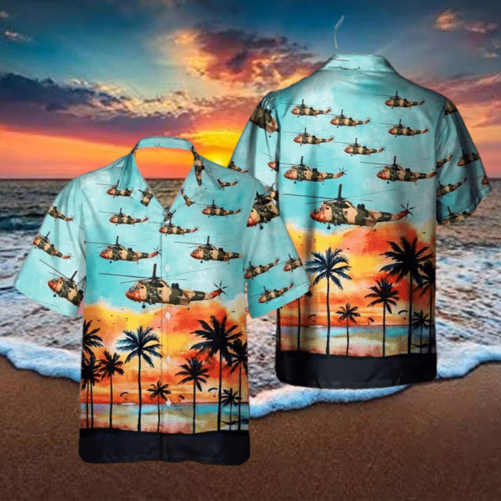 Sunset Beach Belgian Air Force Mk48 Aloha Hawaiian Shirts - Limotees