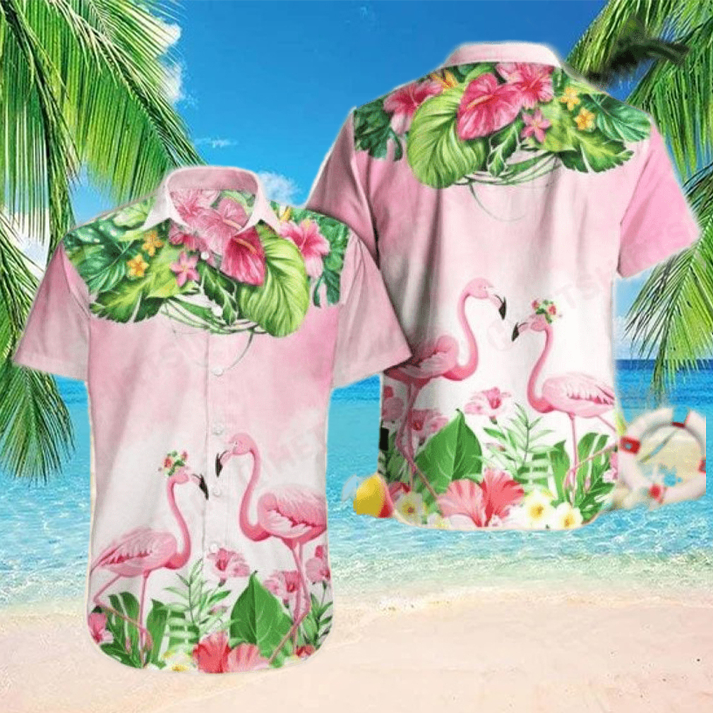 Sunset Soiree Party In Style With Flamingo Hawaiian Shirts - Limotees