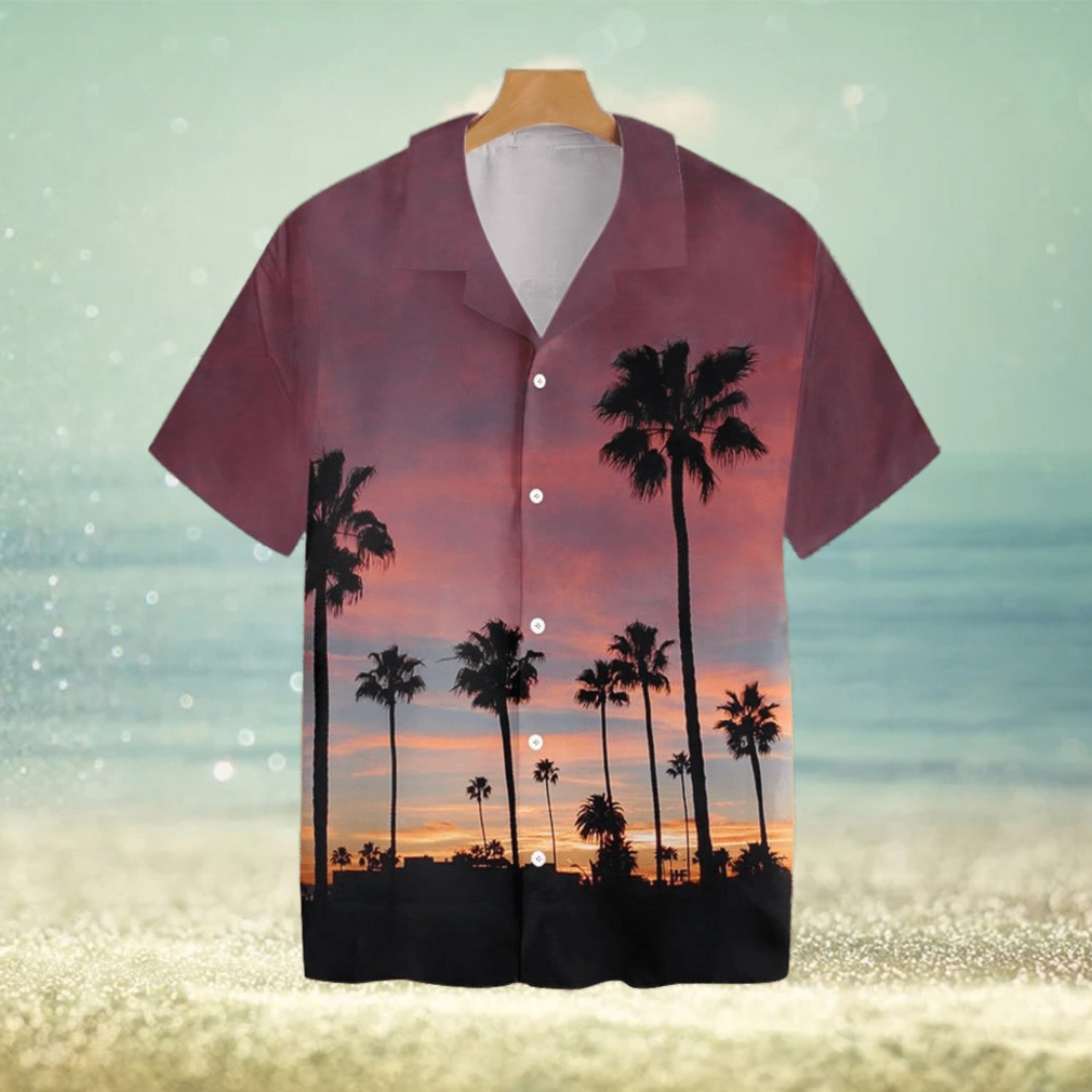 Sunset Venice Beach Tropical Hawaiian Shirt For Men And Women - Limotees