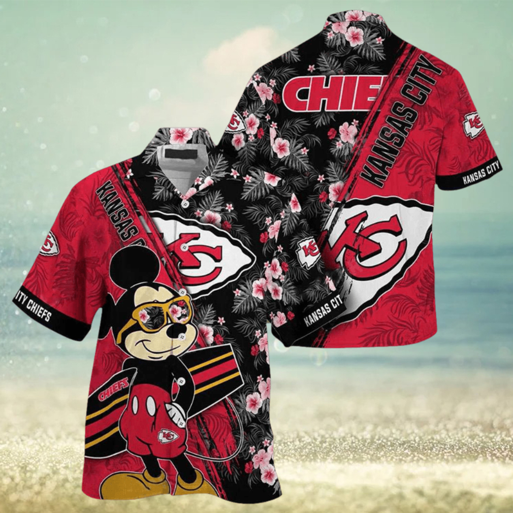 Super Bowl Kansas City Chiefs Hawaiian Shirt Mickey Hawaiian Shirt - Limotees