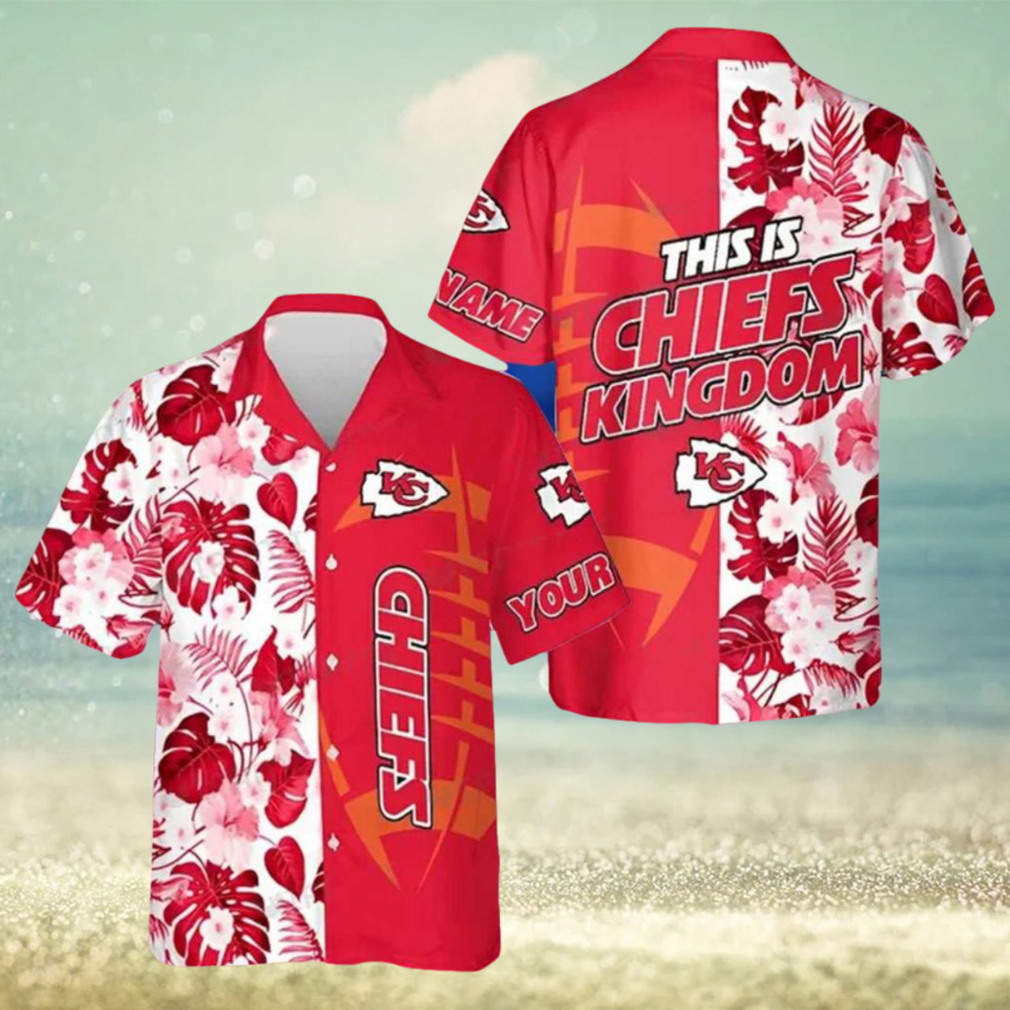 Super Bowl Kansas City Chiefs Hawaiian Shirt This Is Chiefs Kingdom Football Custom Hawaiian Shirts - Limotees