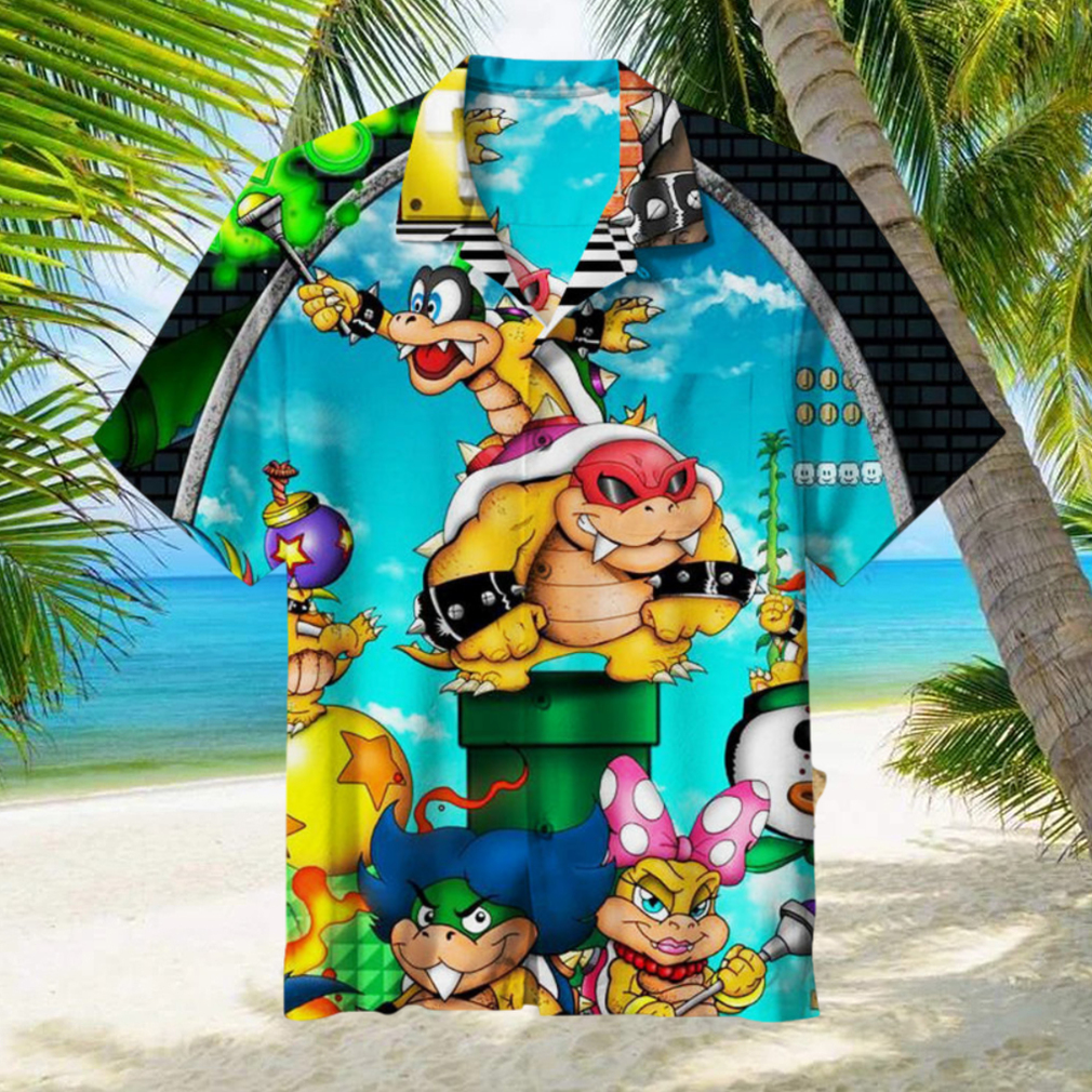 Super Mario Aloha Hawaiian Shirt - Limotees