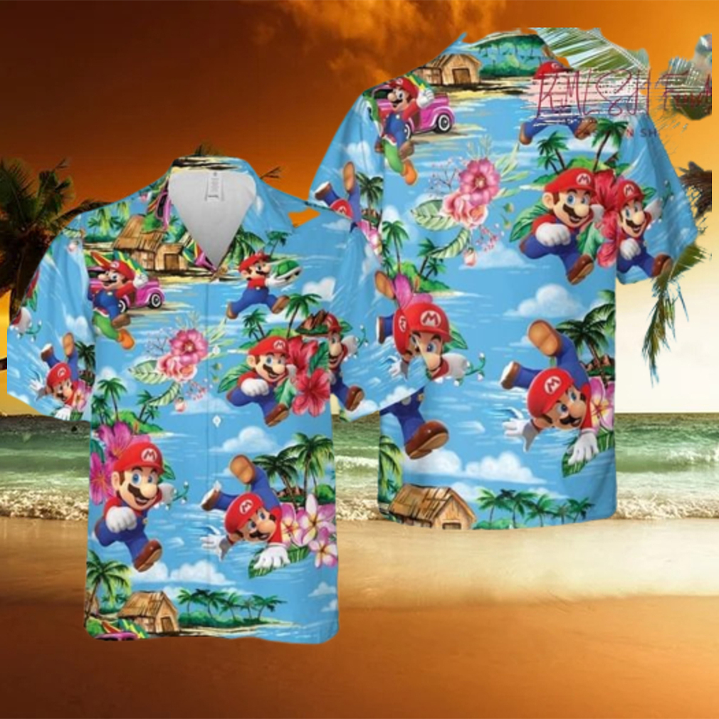 Super Mario Hawaiian Shirt - Limotees