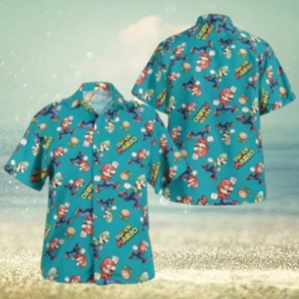 Super Mario Nintendo hot Hawaiian Shirt - Limotees