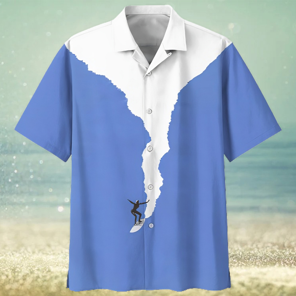 Surfing Blue Awesome Design Unisex Hawaiian Shirt - Limotees