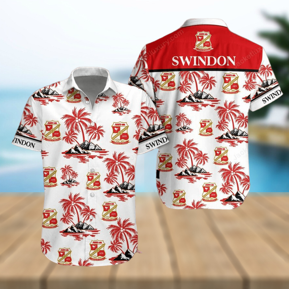 Swindon Town Button Up Shirt Hawaiian Shirt - Limotees