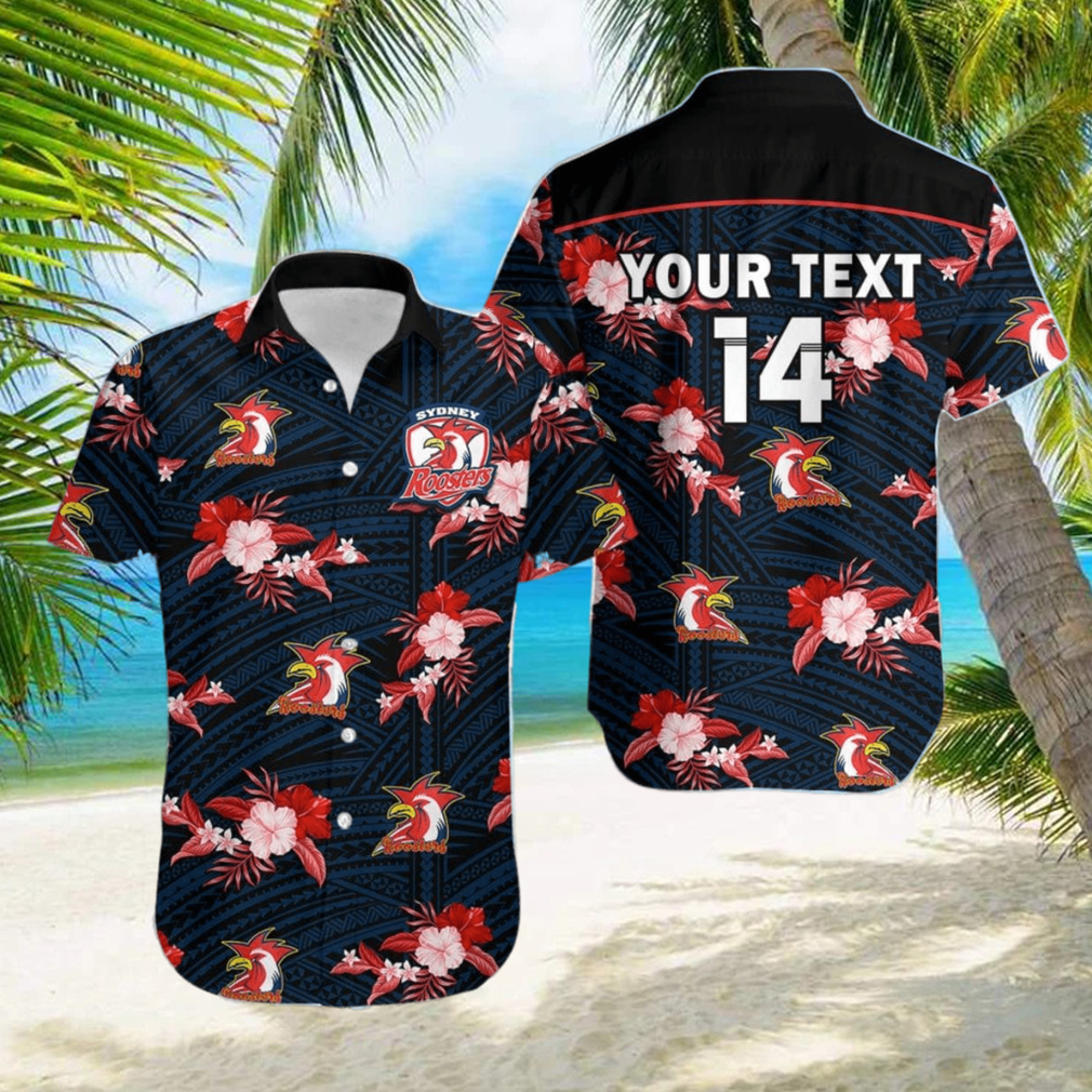 Sydney Roosters Personalized NRL 2023 Tropical Hawaiian Best Gift For Men And Women Fans hawaiian shirt - Limotees