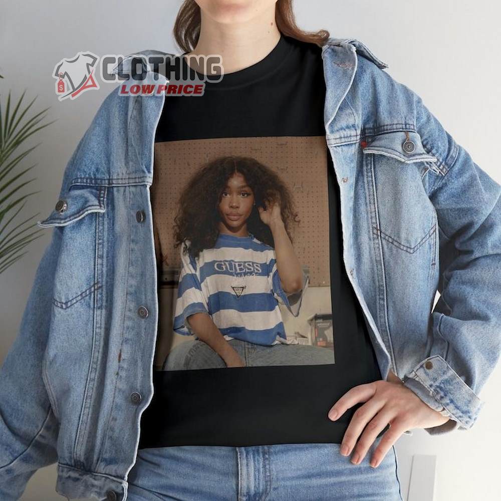 Sza Music T-Shirt, Vintage Sza Sos Graphic Tee, Sza Tour 2023 Merch, Sza Full Tracklist Shirt, SZA Lana Tee, SZA Fan Gift