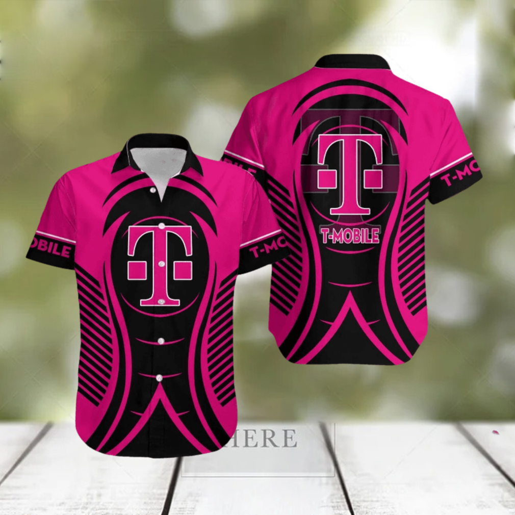 T Mobile Short Sleeve 3D Hawaiian Shirt Summer Gift - Limotees