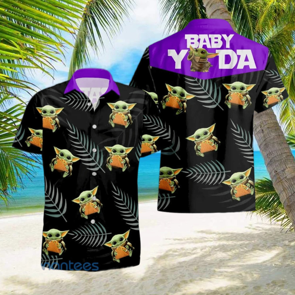 Taco Bell Baby Yoda Hug Hawaiian Shirt - Limotees