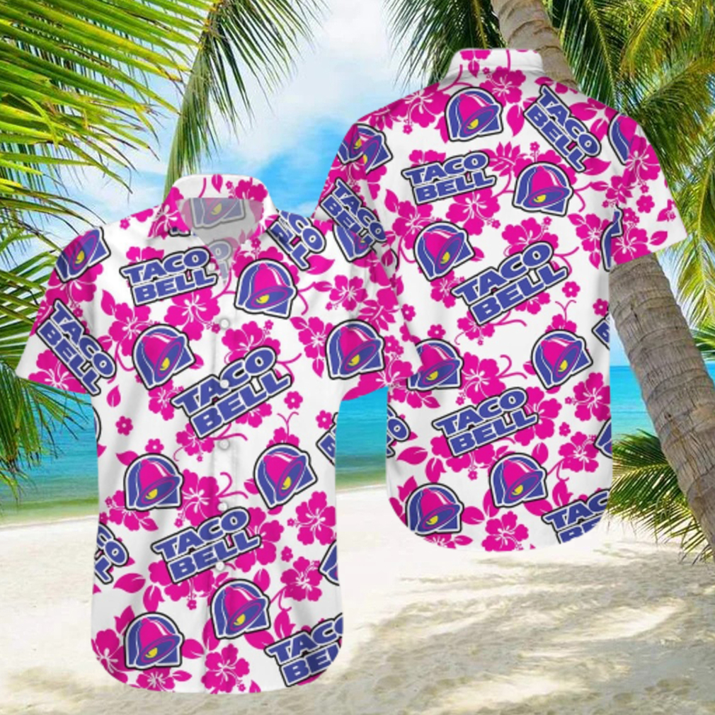 Taco Bell v2 Tropical Flower Aloha Hawaiian Shirts - Limotees