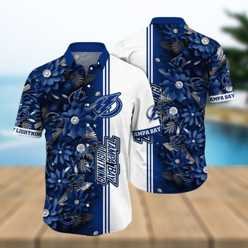 Tampa Bay Lightning NHL Hawaiian Shirt Custom Garden Parties Aloha Shirt - Limotees