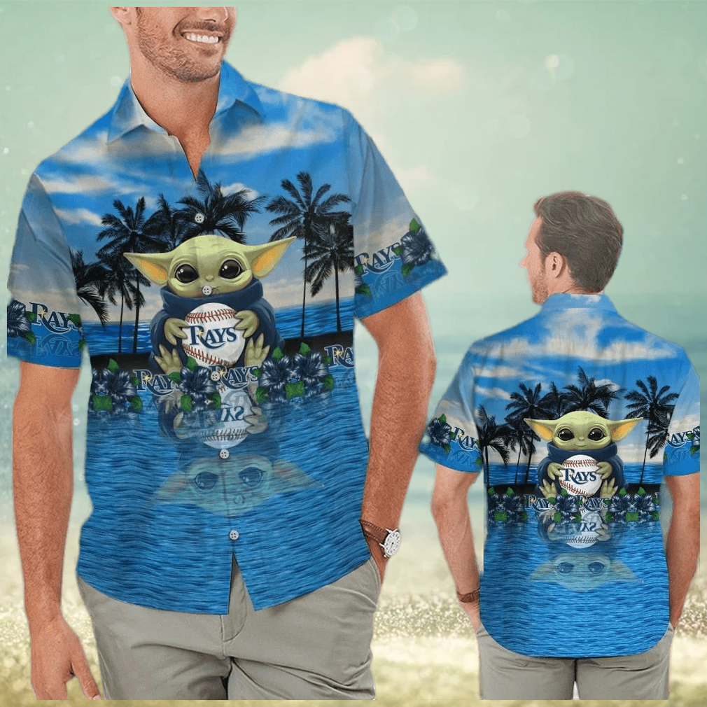 Tampa Bay Rays And Baby Yoda Hawaiian Shirt - Limotees