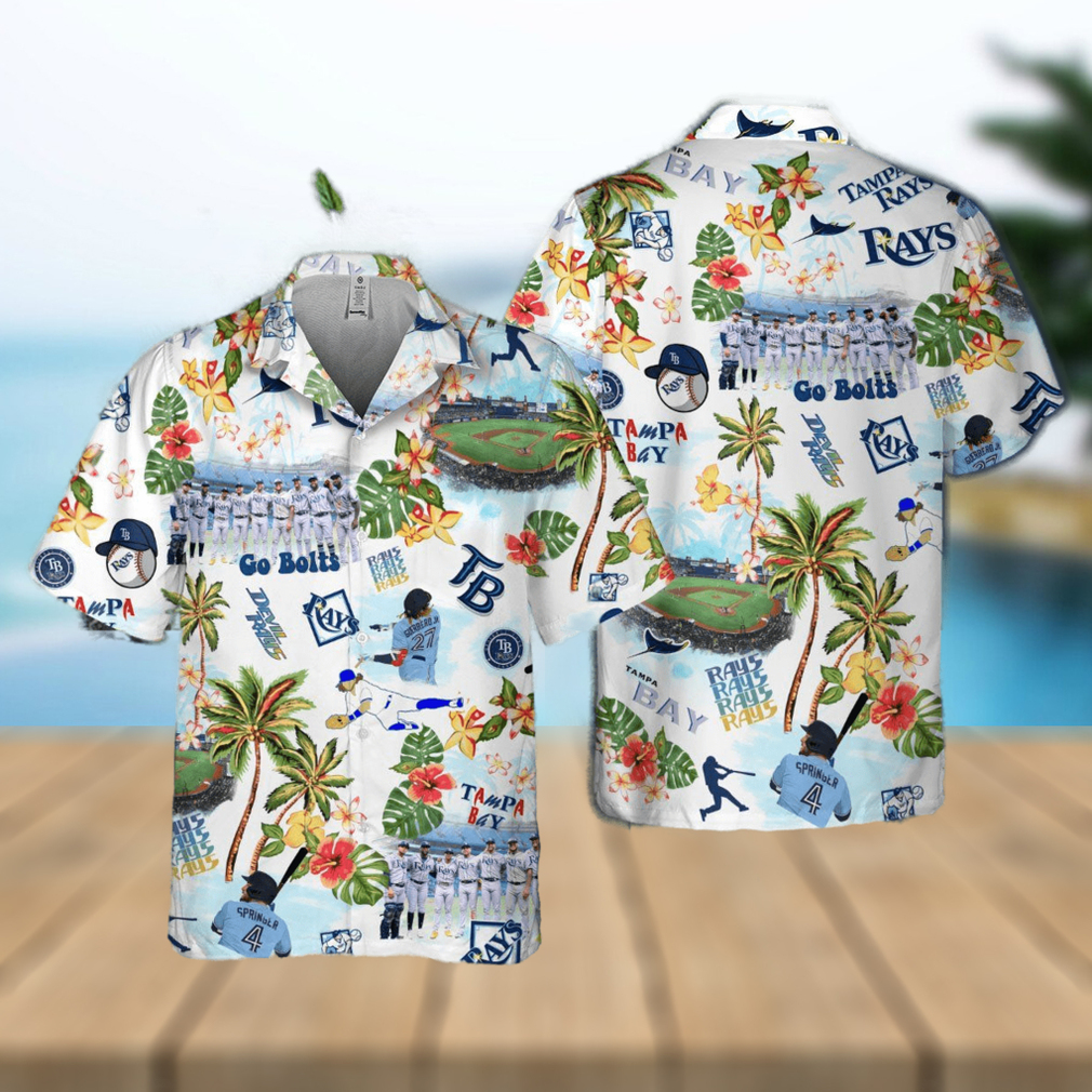 Tampa Bay Rays MLB Aloha Hawaiian Shirt - Limotees