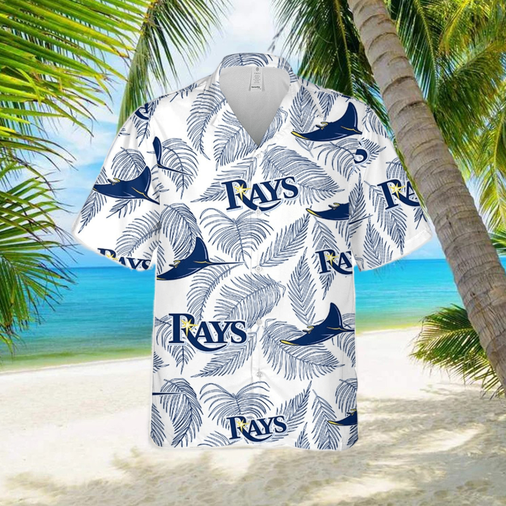 Tampa Bay Rays Palm Leaves Pattern Aloha Hawaiian Shirt - Limotees