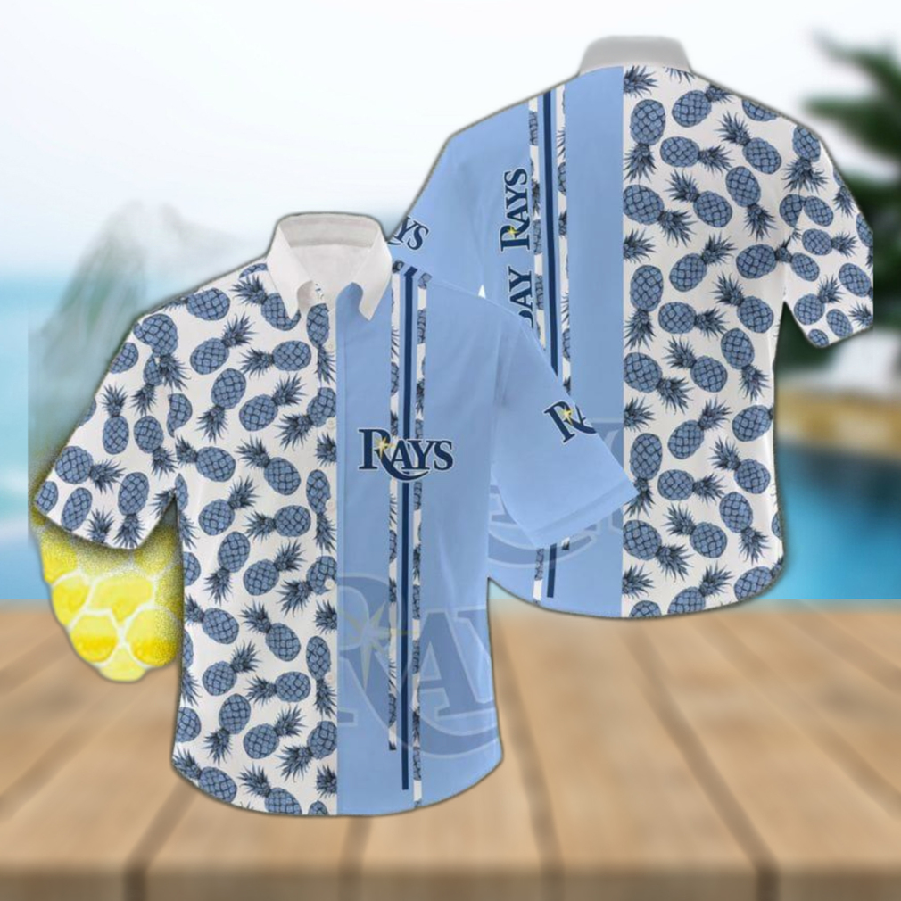 Tampa Bay Rays Pineapple MLB Hawaiian Shirt For Men And Women Gift For Fans - Limotees