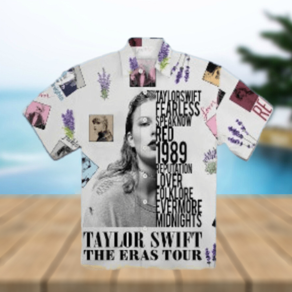 Taylor Swift The Eras Tour Album Hawaiian Shirt For Fans - Limotees