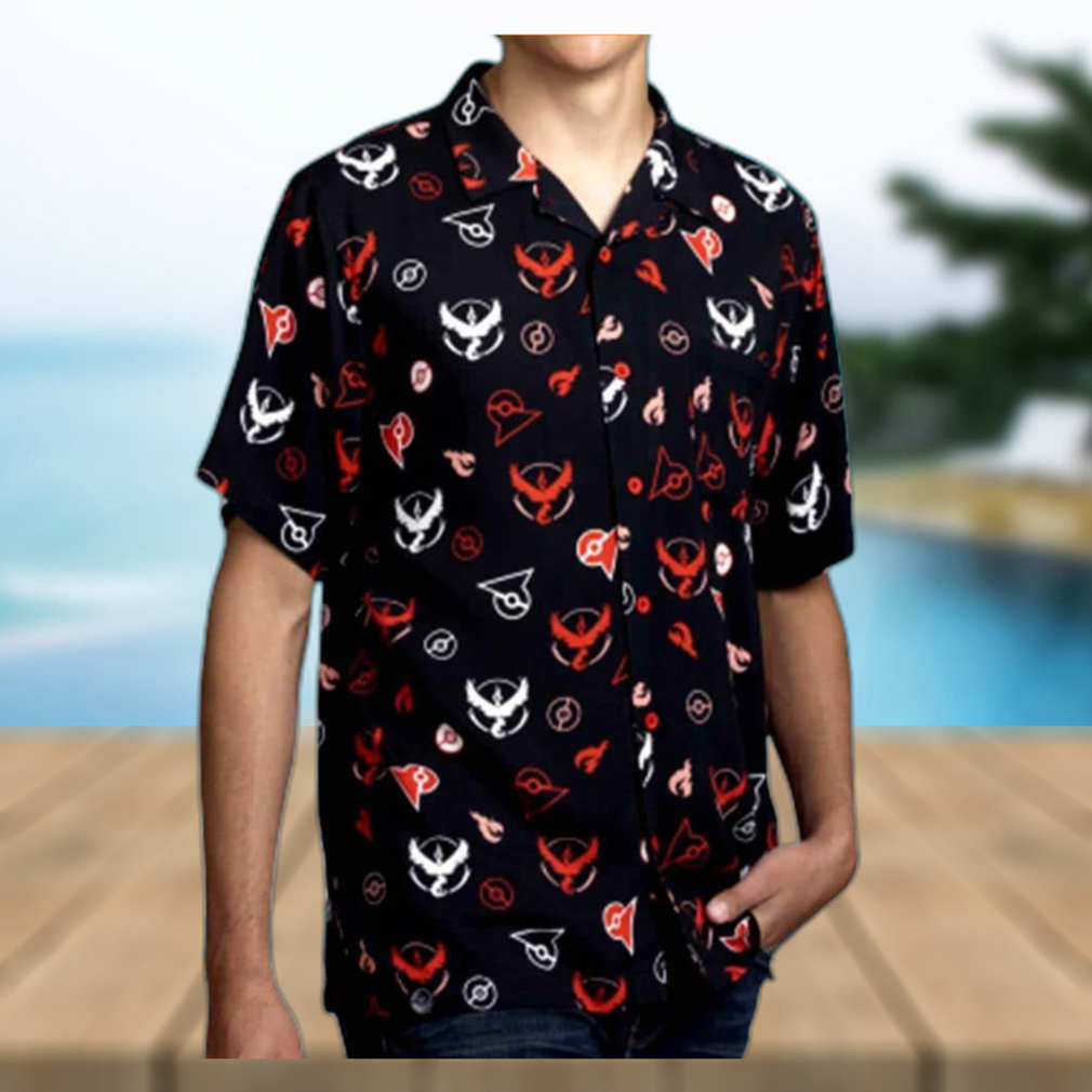 Team Valor Pokemon Hawaiian Shirt Beach Gift For Friends - Limotees