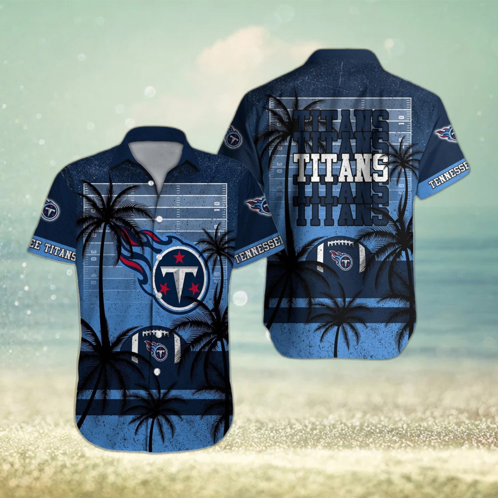 Tennessee Titans American Football Coconut Pattern Vintage Hawaiian Shirt - Limotees