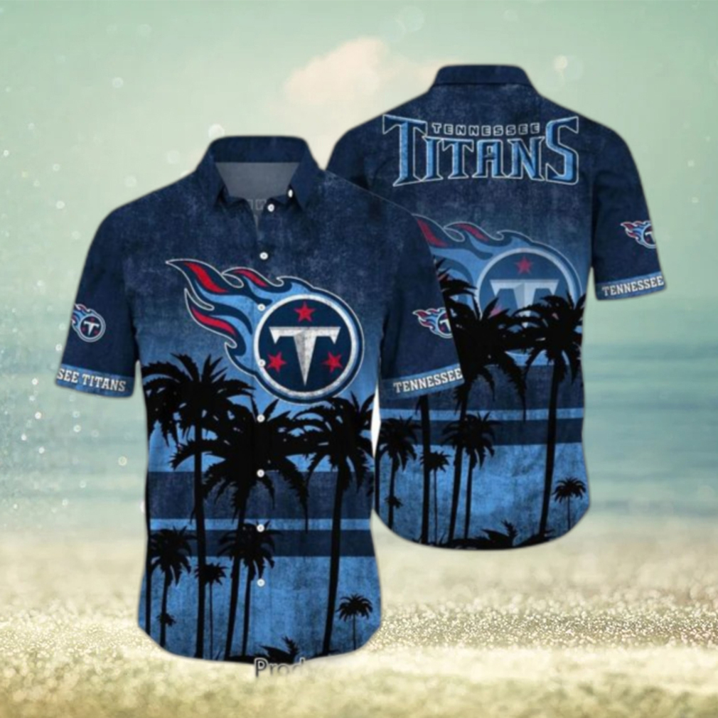 Tennessee Titans NFL Hawaiian Shirt Tropical Pattern Graphic New Collection Summer Gift For Fan NFL Hot Trend 2023 - Limotees