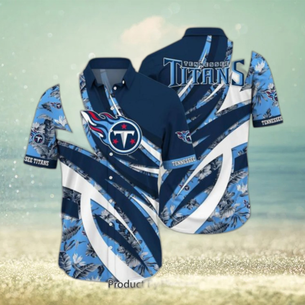 Tennessee Titans NFL Hawaiian Shirt Tropical Pattern New Trend Summer For Sports Football Fans Hot Trend 2023 - Limotees