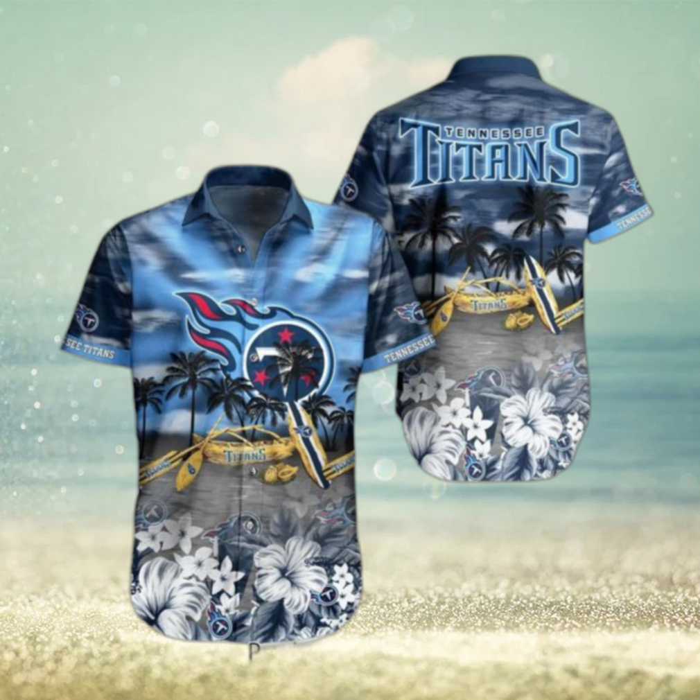 Tennessee Titans NFL Hawaiian Shirt Tropical Pattern Summer For NFL Football Fans Hot Trend 2023 - Limotees