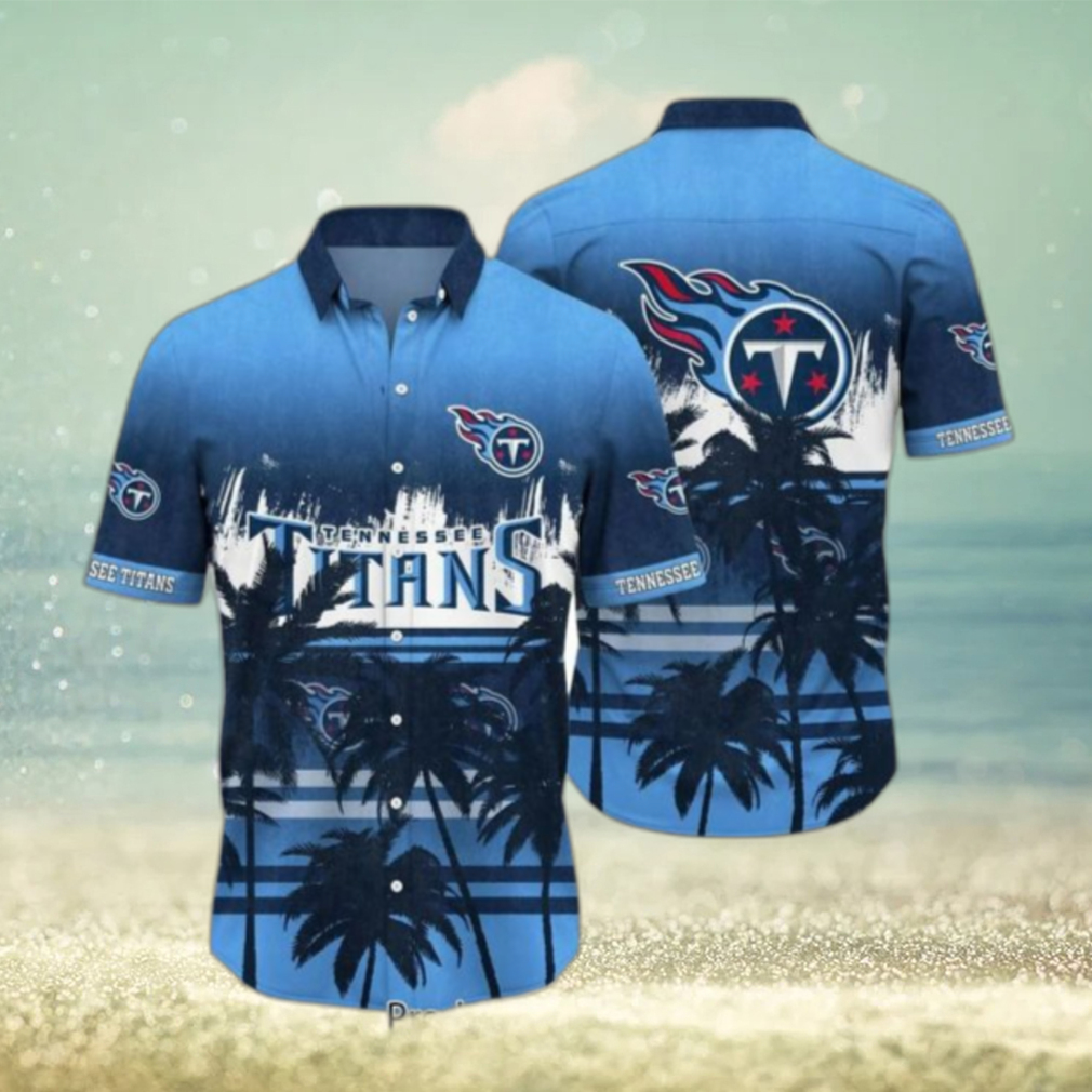 Tennessee Titans NFL Summer Hawaiian Shirt Tropical Pattern Graphic For Sports Enthusiast Hot Trend 2023 - Limotees