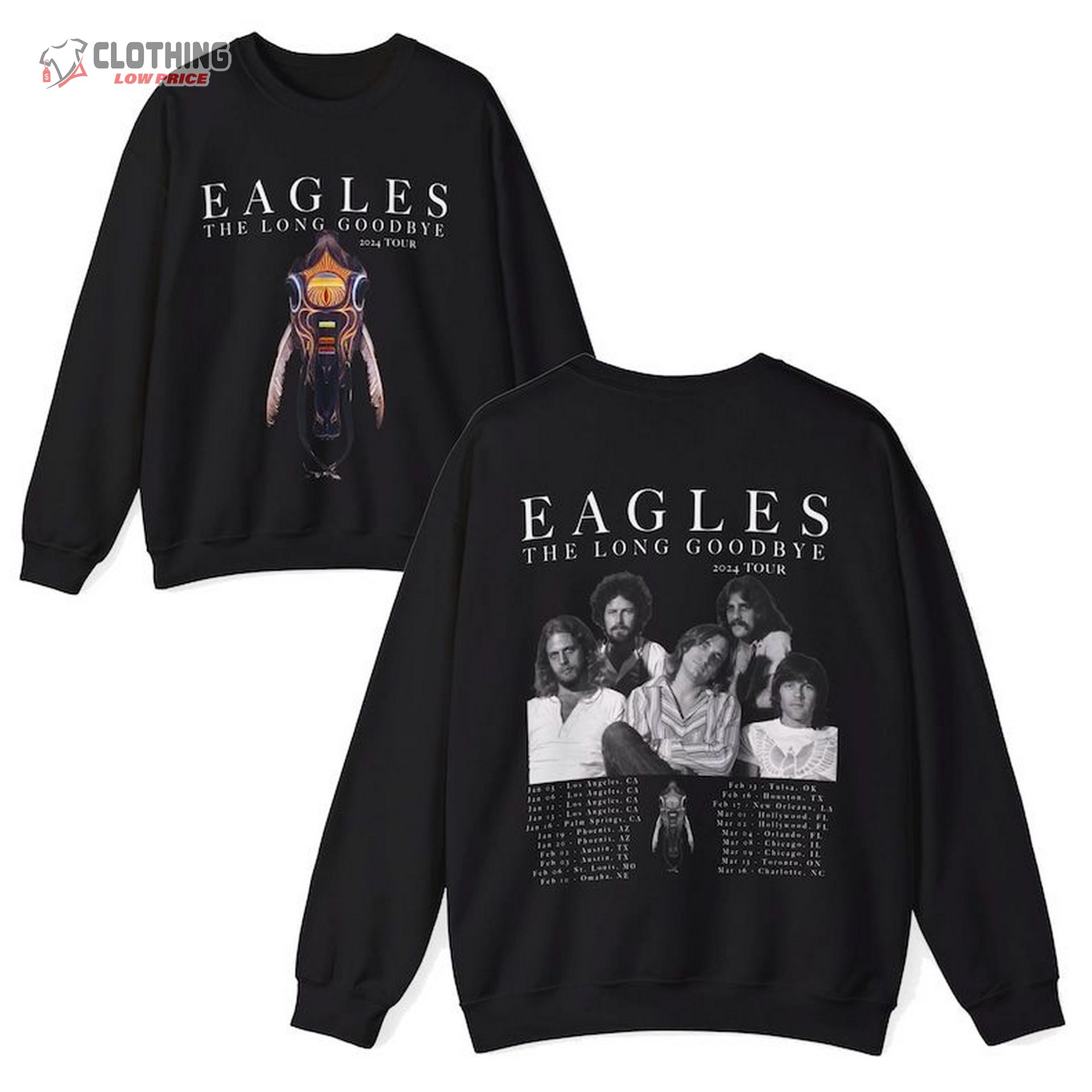 The Long Goodbye (Eagles) 2024 Tour Sweatshirt