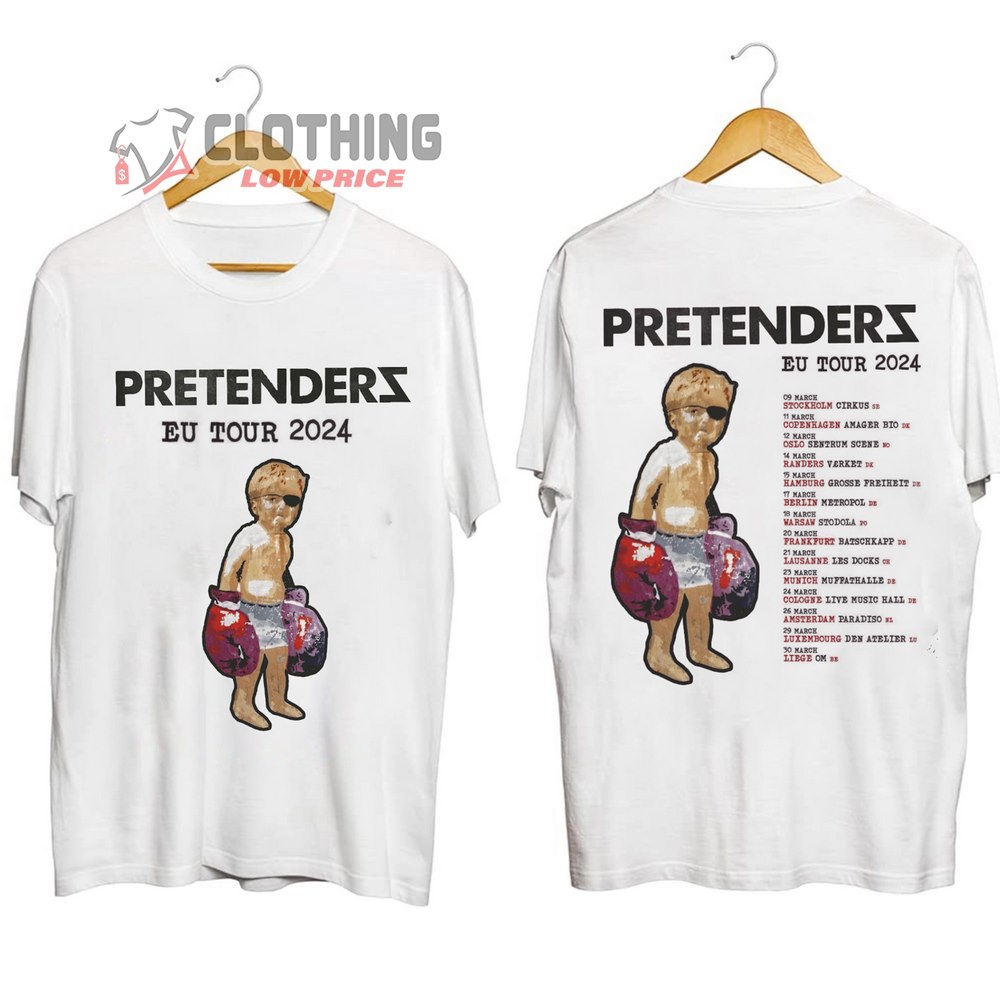 The Pretenders UK Tour 2024 Merch, The Pretenders New Album Shirt, The Pretenders Concert 2024 T-Shirt