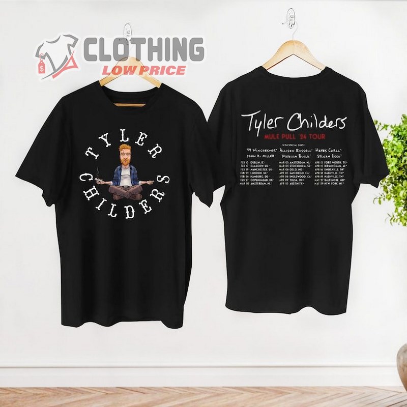 Tyler Childers Country Music T- Shirt, Tyler Childers Mule Pull '24 Tour 2024 Shirt, Tyler Childers Fan Gifts