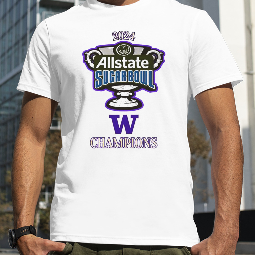 Uw Huskies 2024 Sugar Bowl Champions T-shirt