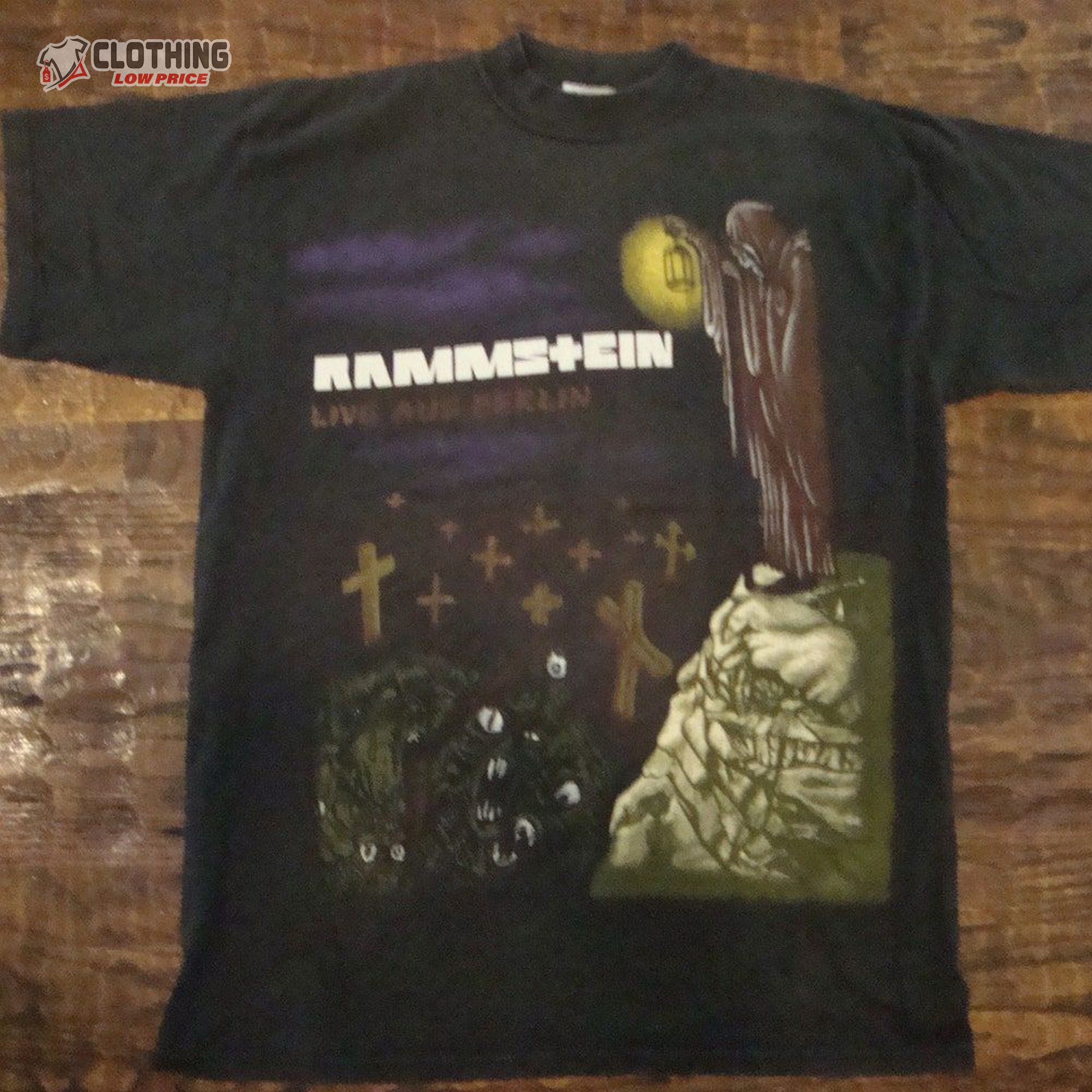 Vintage 90'S Rammstein Australia Berlin Tour Band Tee Concert T Shirt