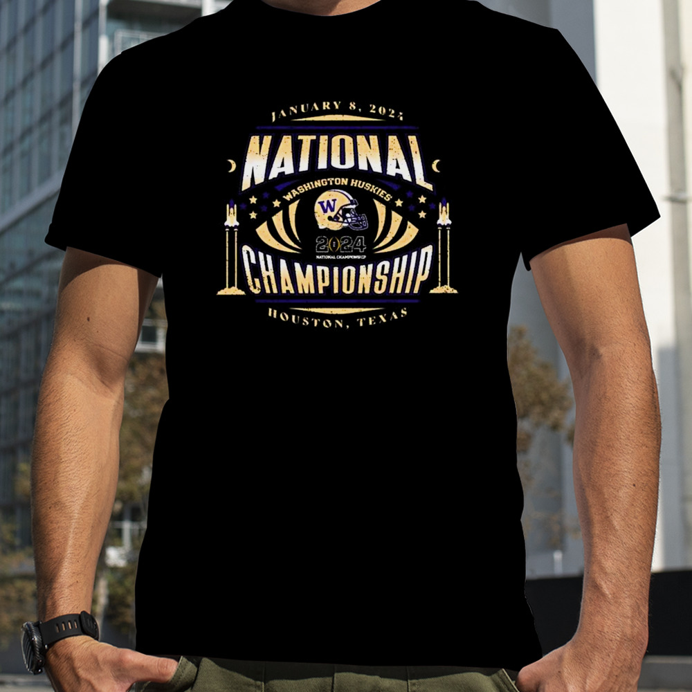 Washington Huskies 2024 National Championship Liftoff T-shirt