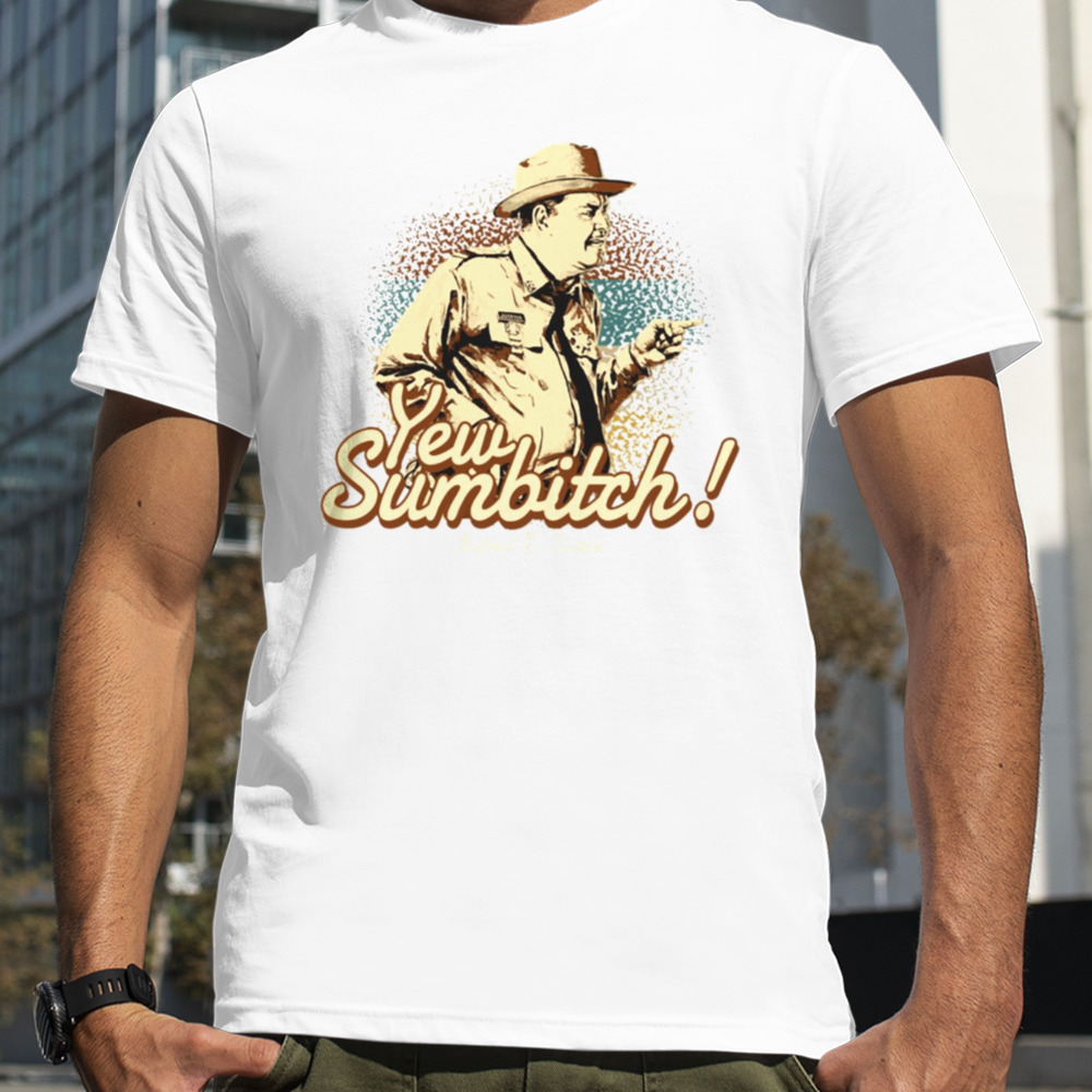 Yew Sumbitch Vintage Illustration shirt