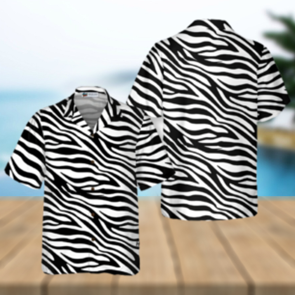 Zebra Pattern Hawaiian Shirt - Limotees