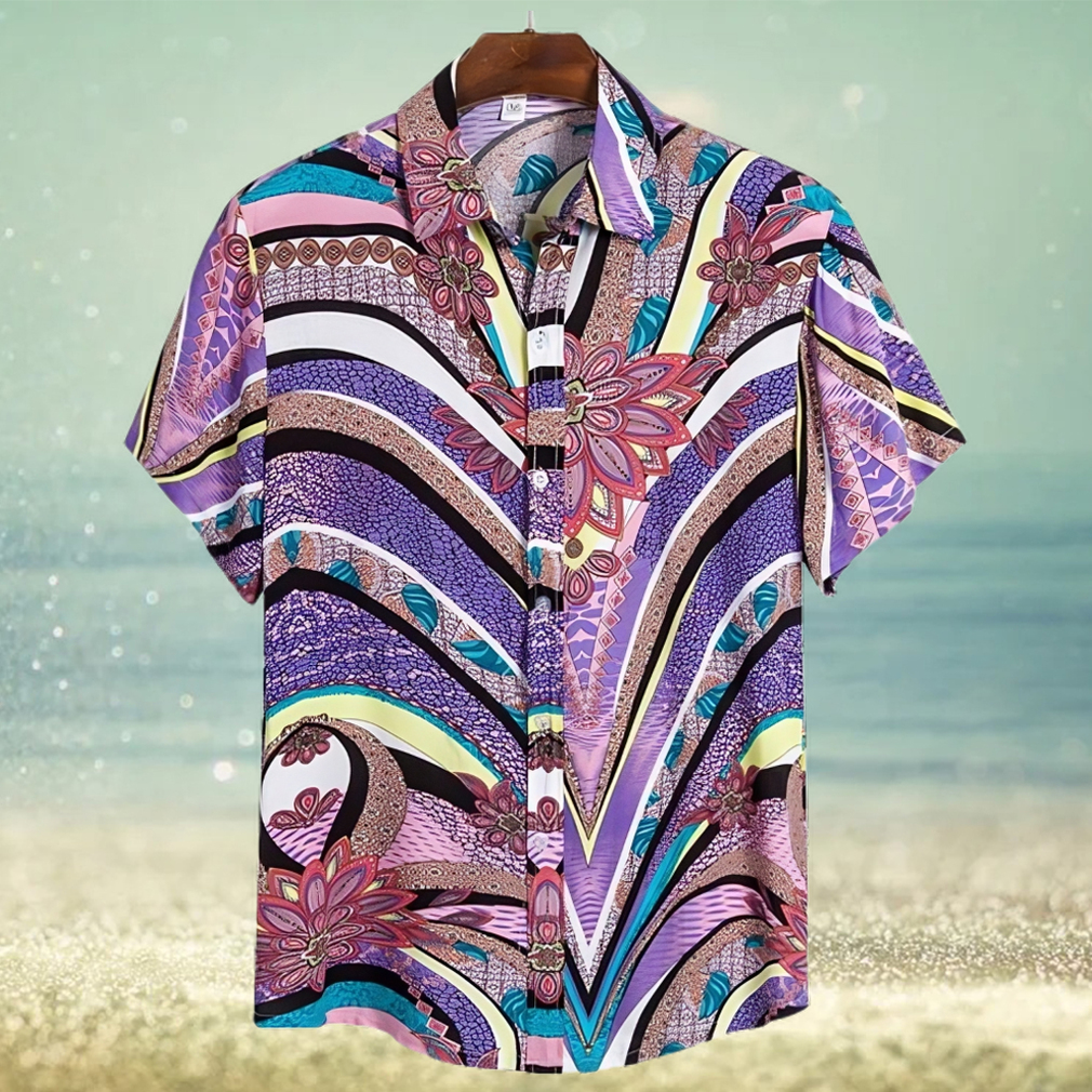 surfing purple amazing design unisex hawaiian shirt - Limotees