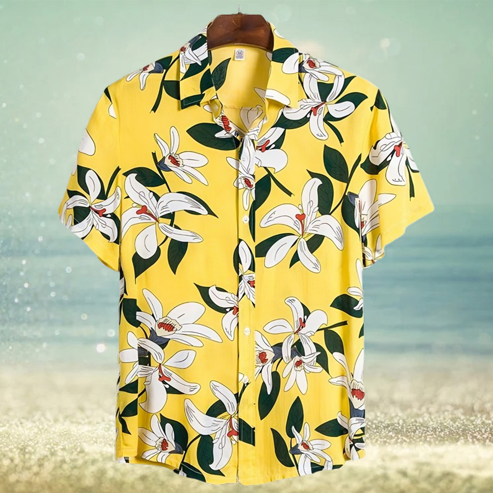 surfing yellow awesome design unisex hawaiian shirt - Limotees