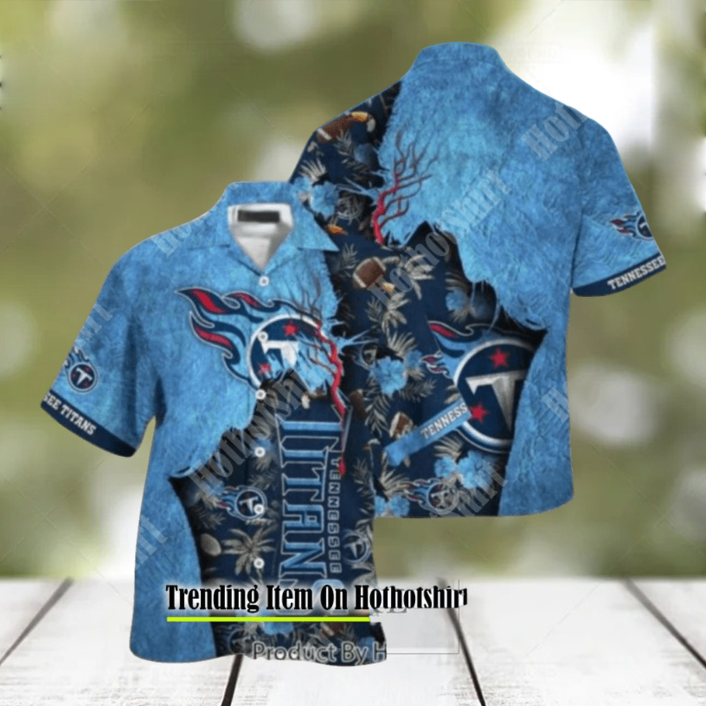 tennessee titans nfl tropical print sumer gift for fans hot trend hawaiian shirt - Limotees