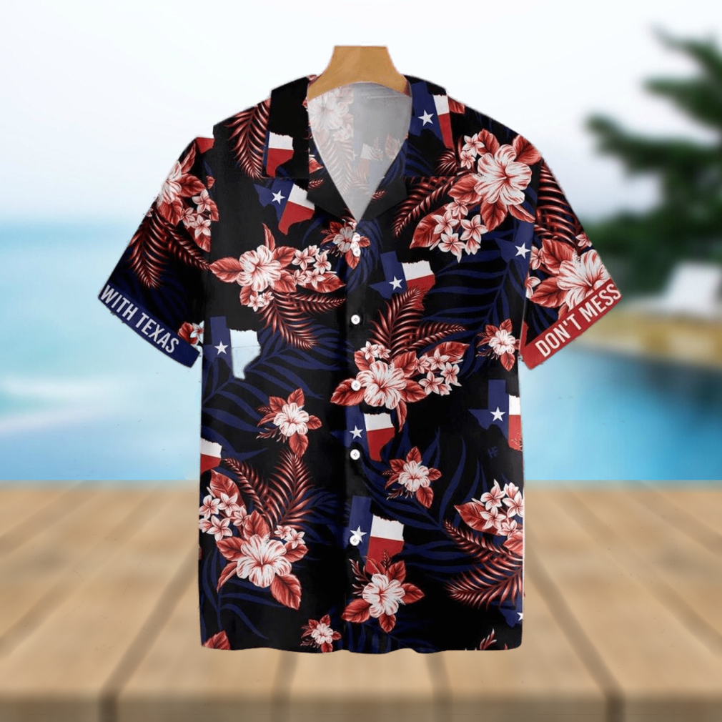 Texas Proud Bluebonnet Black Ver Tropical Hawaiian Shirt For Men And Women - Limotees