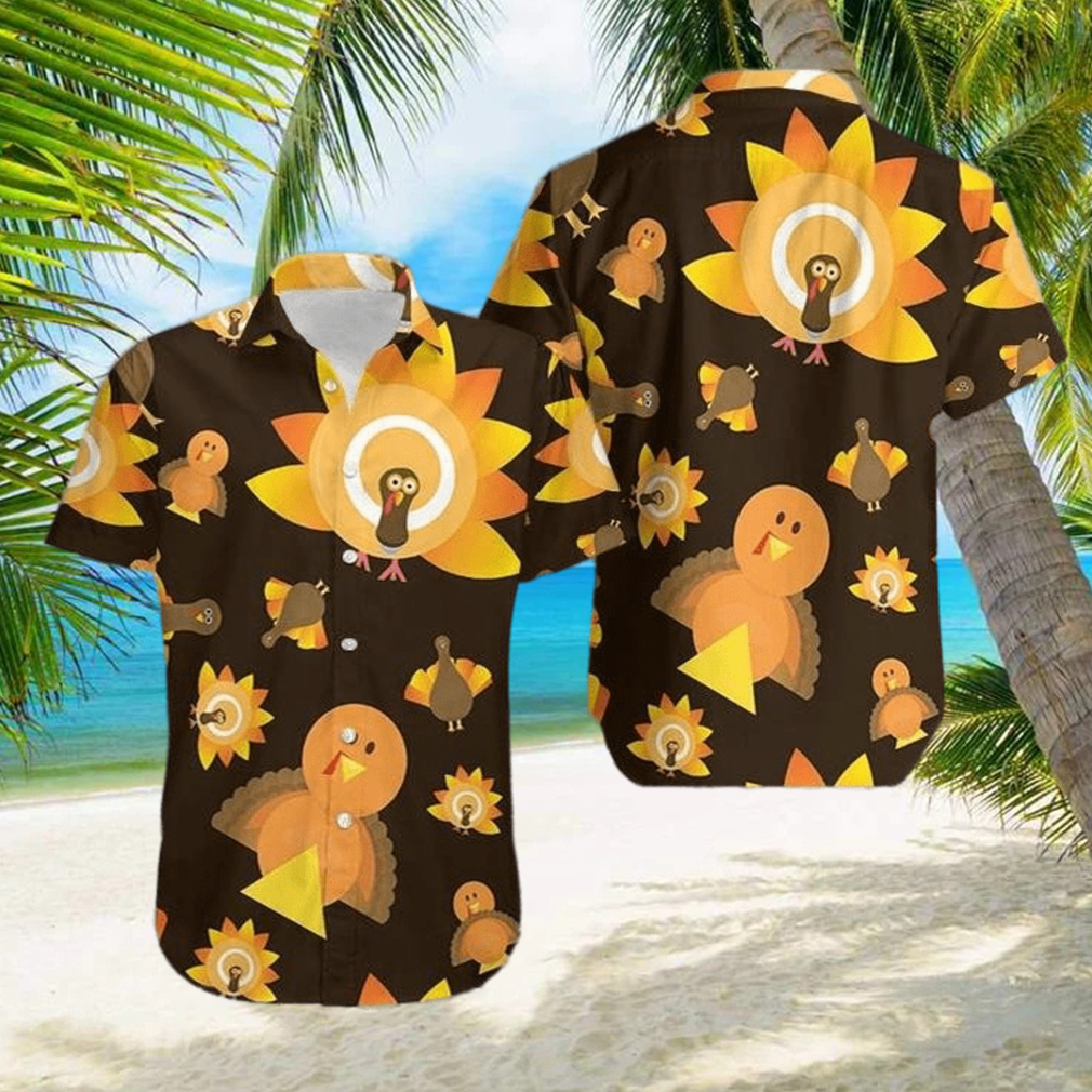 Thanksgiving Turkey Sun Hawaiian Shirt - Limotees