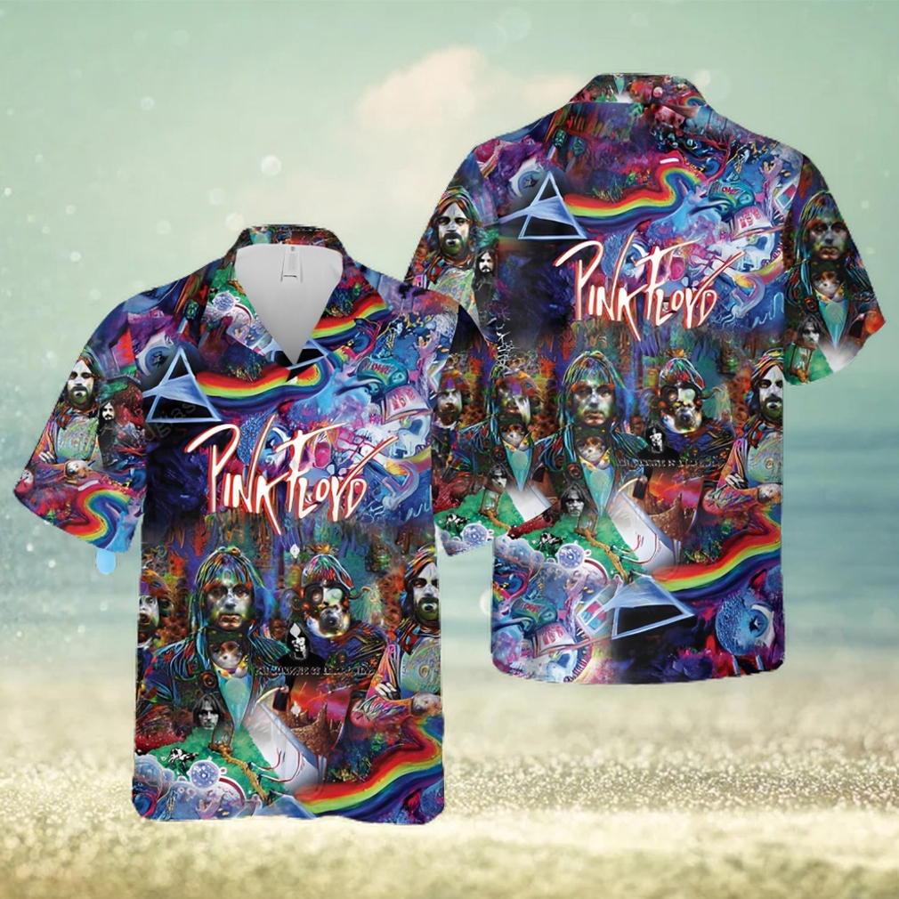 The Dark Side of the Moon Hawaii Summer Hawaiian Style Music Band For Fan Short Sleeve Shirt - Limotees