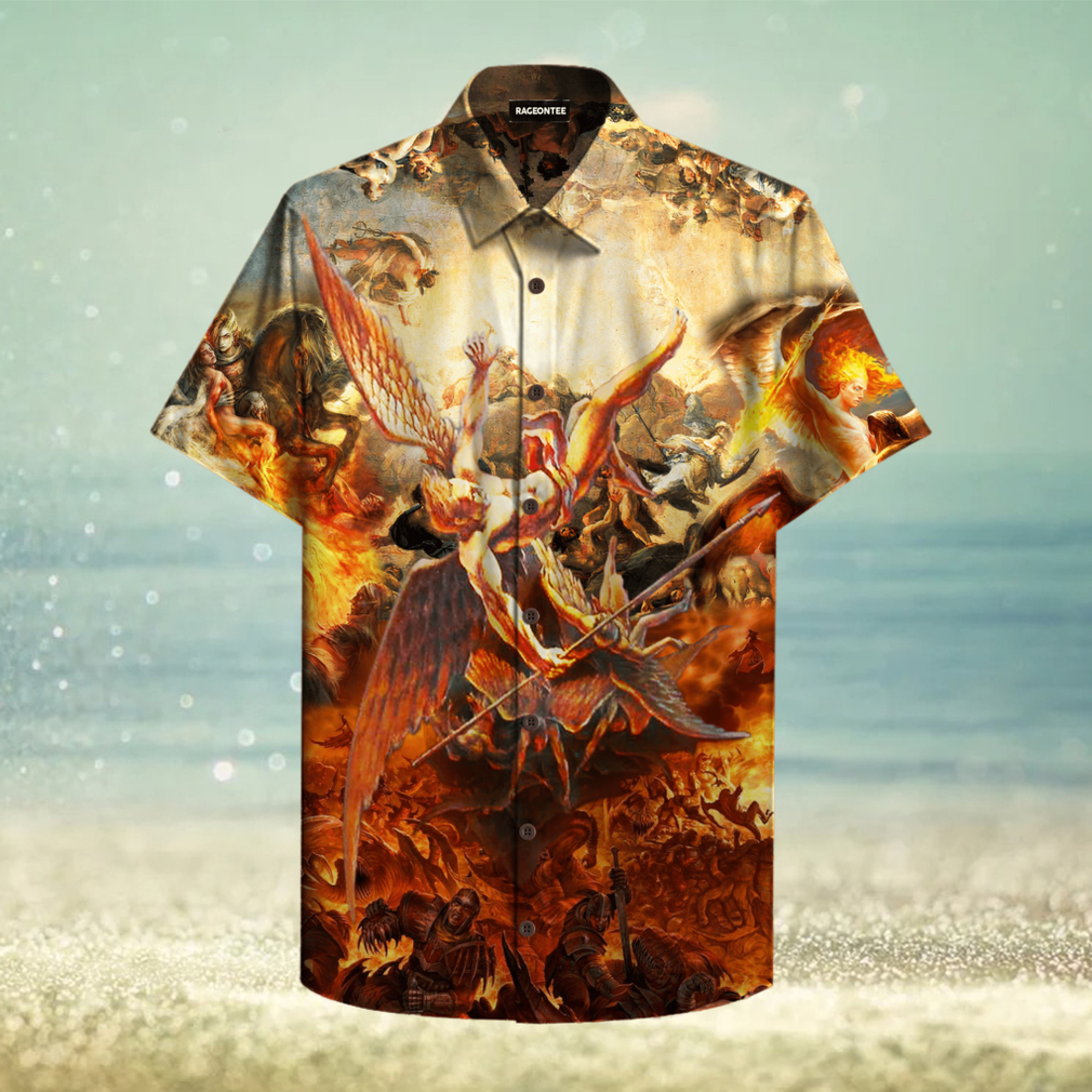 The Fallen Angel Lucifer Hawaiian Shirt - Limotees