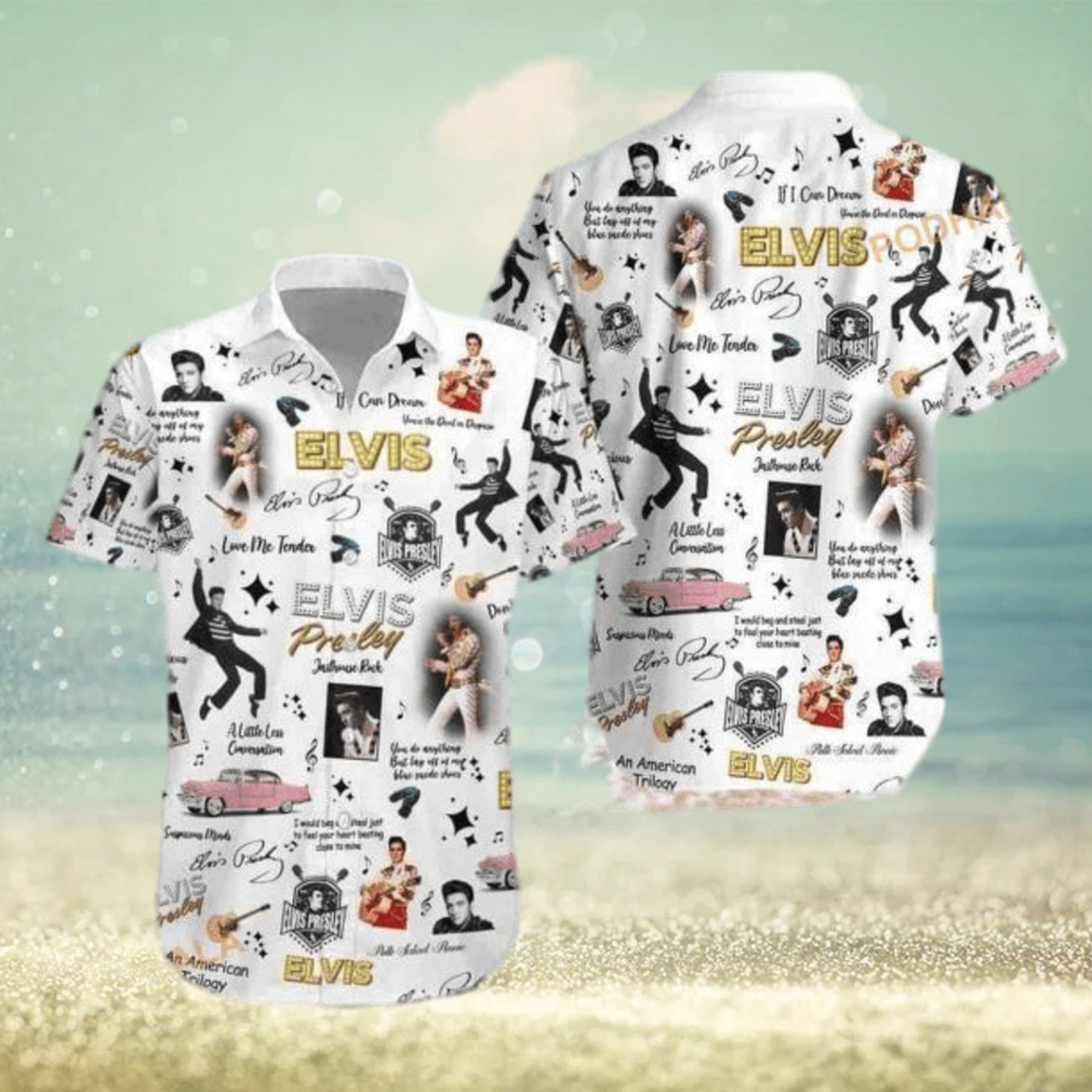 The King Elvis Presley Hawaiian Shirt Gift For Music Fans - Limotees