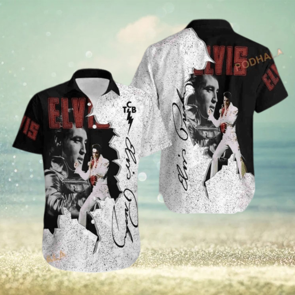 The King Of Rock And Roll Elvis Presley Hawaiian Shirt - Limotees